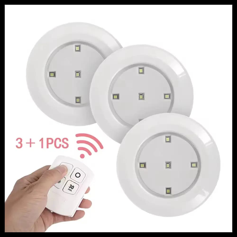 Smart Wireless Remote Control Night Light Decorative Kitchen Closet Staircase Aisle Bathroom Lighting Mini LED Lights