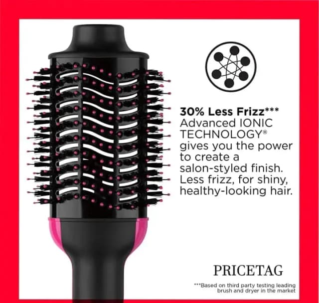 One Step Hair Dryer And Volumizer Hot Air Brush, Hair Dryer Brush
