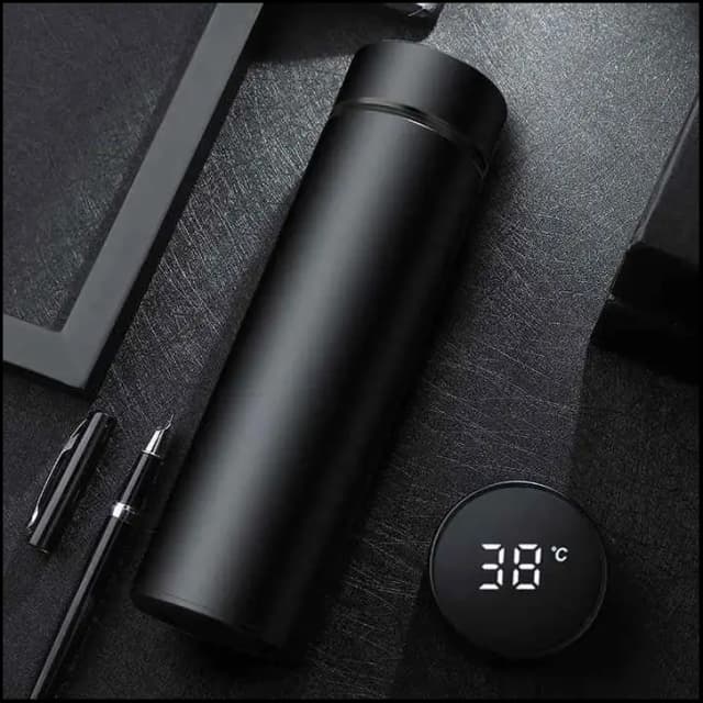 Custom Vacuum Flask 500ml Smart Thermo Water Bottle with Led Temperature Display