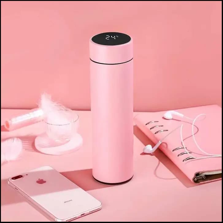 Custom Vacuum Flask 500ml Smart Thermo Water Bottle with Led Temperature Display